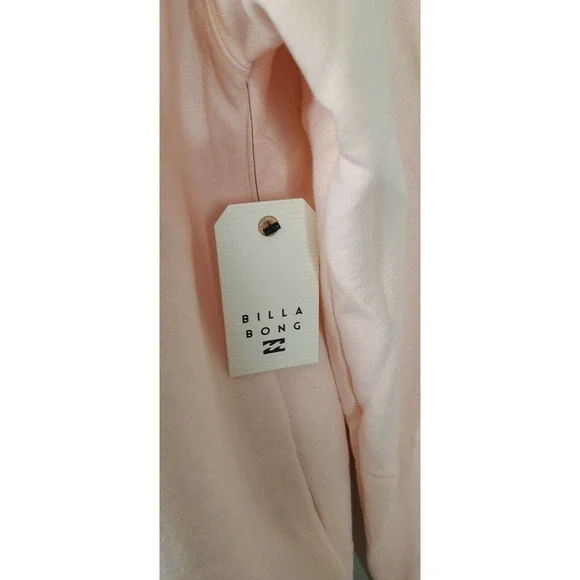 NWT Billabong Heritage Arc Graphic crew neck Sweatshirt Blush Pink Small - Picture 7 of 8